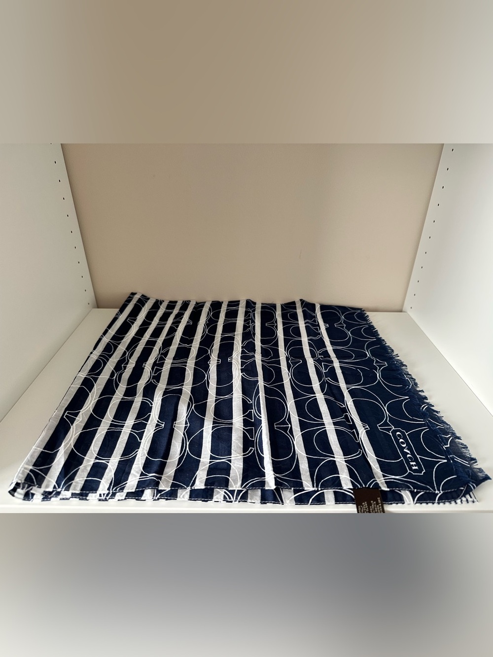 Coach Cotton Lightweight Scarf